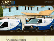 Tablet Screenshot of americanelectricalcorporation.com